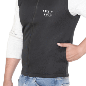 WINBARG Bonded Jacket in Black – Windproof, Water-Resistant with Fleece Lining