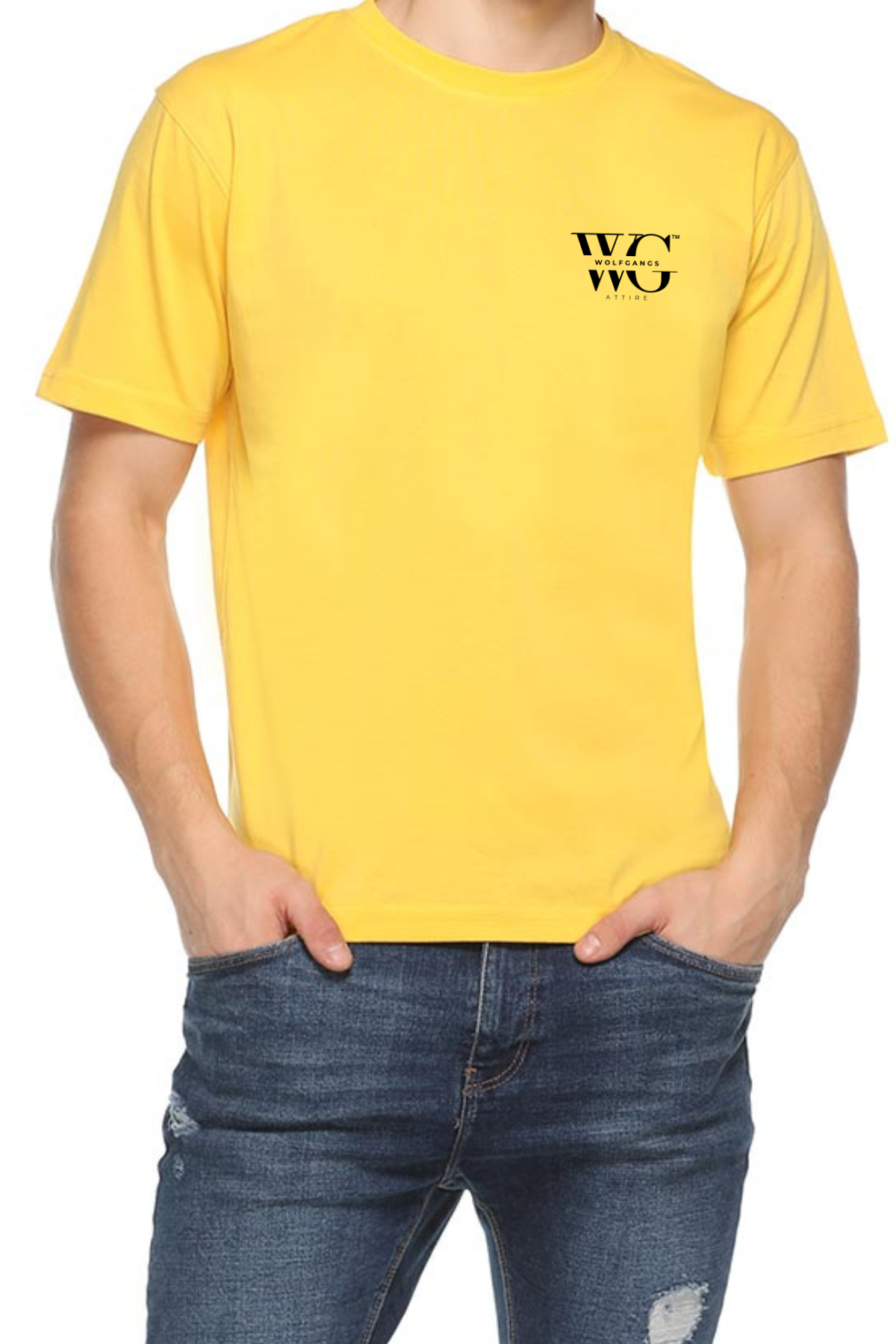ACTI-GO DryFit T-Shirt in Lemon Yellow – Bright Athletic Fit