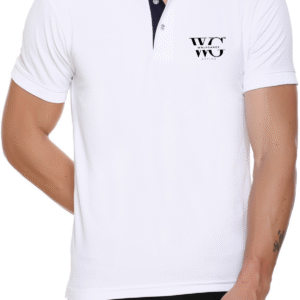 WINBARG SPANISH Polo T-Shirt – front view with contrast collar and European styling
